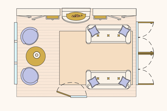 Description: Có 10 bản vẽ thiết kế phòng khách cực tỉ mỉ này thì bạn còn lo gì việc trăn trở xem bố trí phòng khách thế nào cho hợp lý - Ảnh 8.